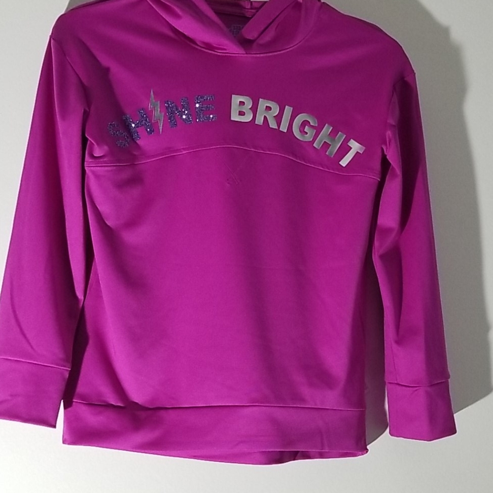 Lavender kids pullover with hood